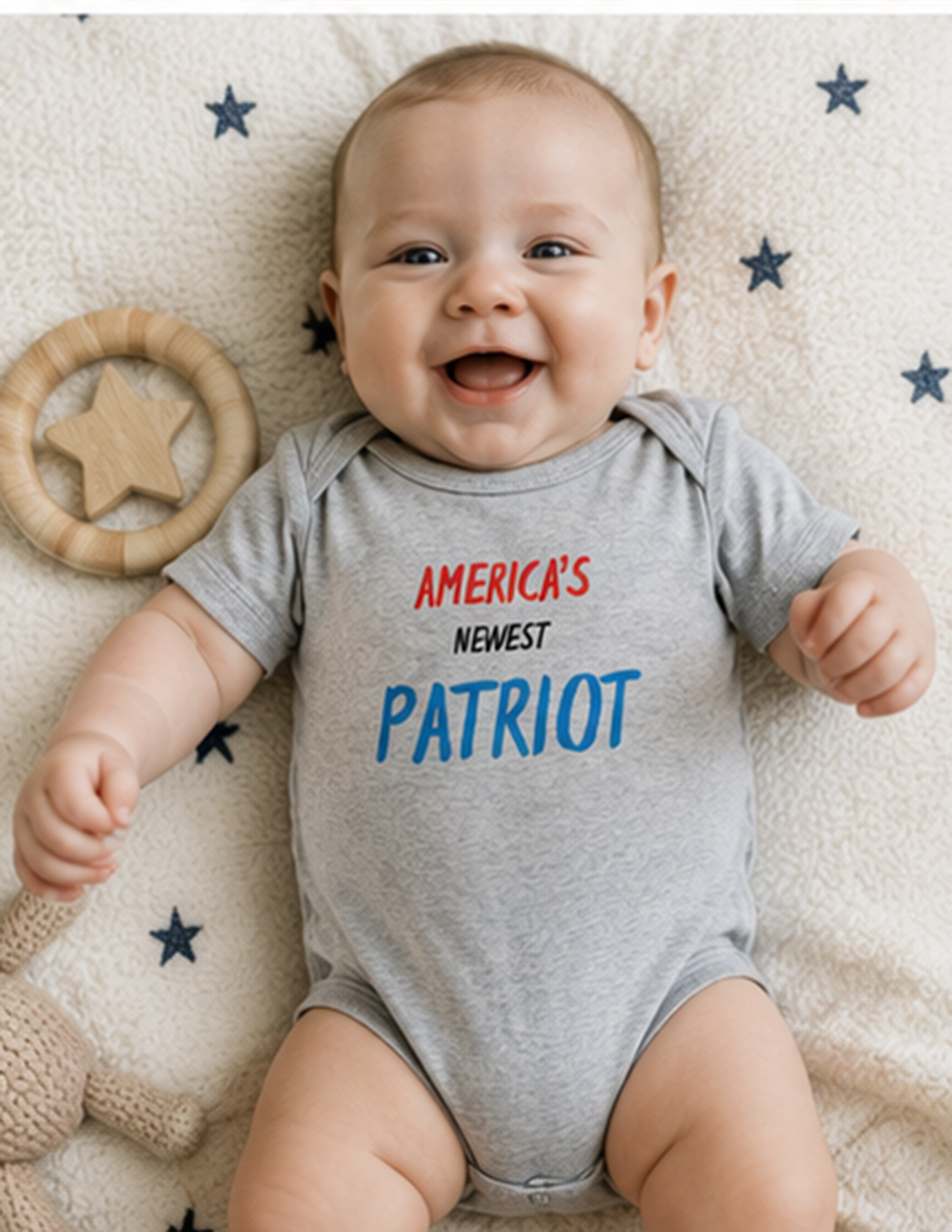 America’s Newest Patriot Baby Onesie 🇺🇸