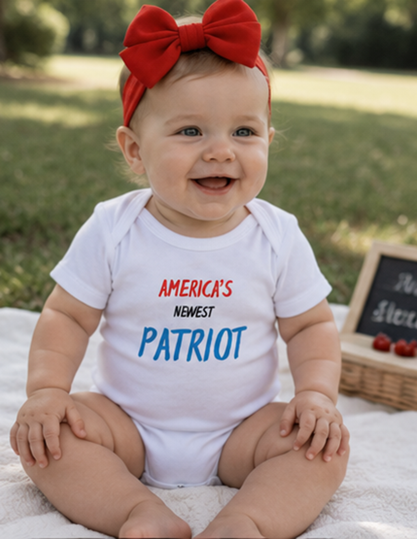 America’s Newest Patriot Baby Onesie 🇺🇸