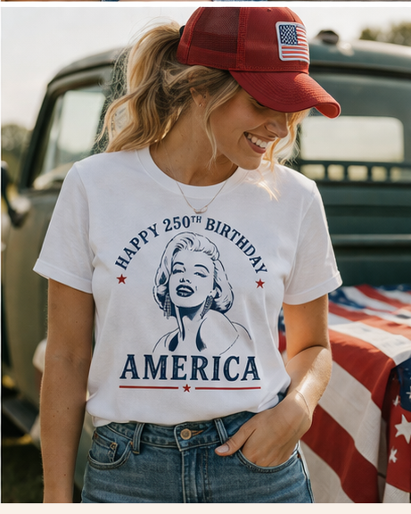 Happy 250th Birthday America Tee